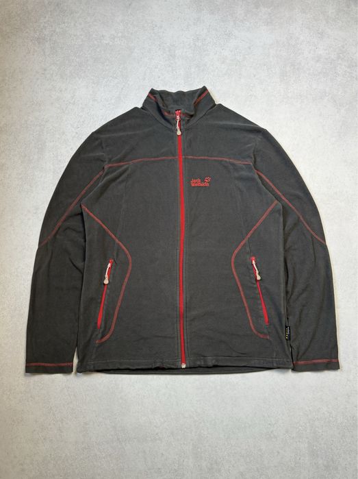 Флисовая зип кофта Jack Wolfskin мужская флиска (оригинал)