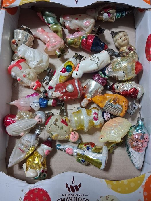 ёлочные игрушки СССР