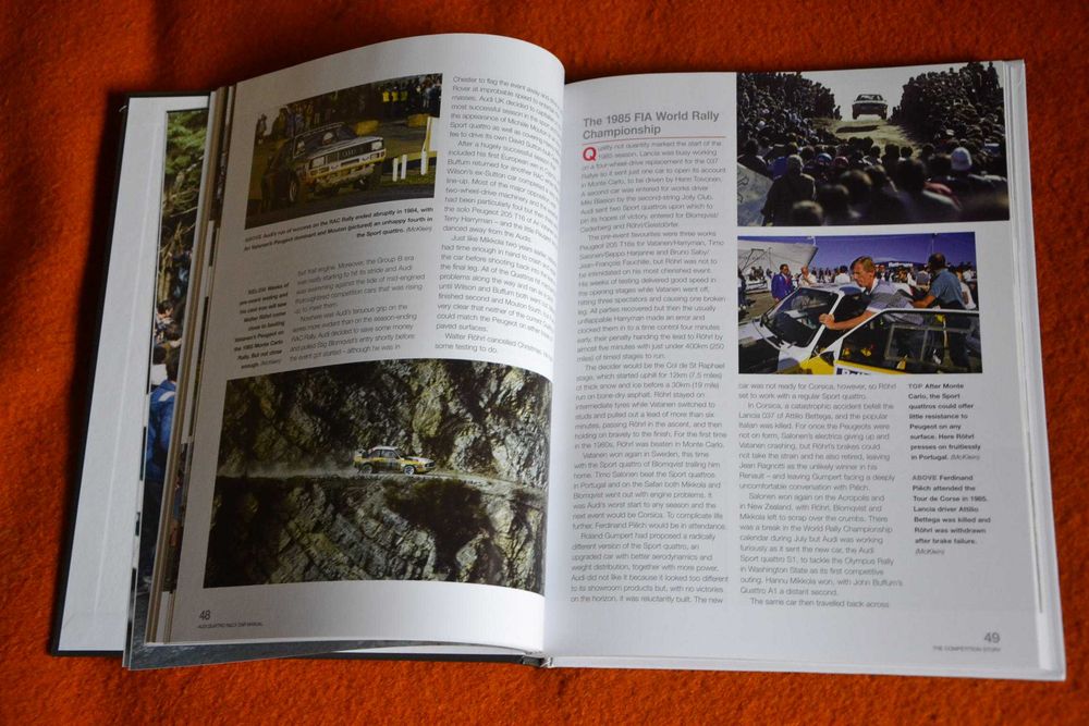 album WRC Audi Quattro Rally 80 87 Group B Haynes Manual