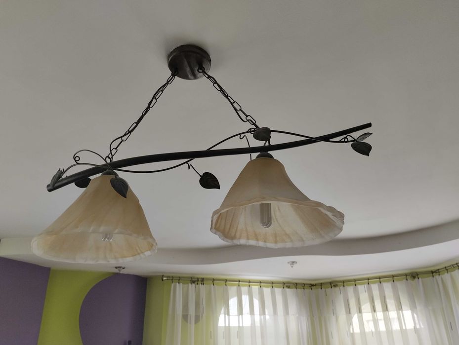Sprzedam żyrandol i lampę nocną