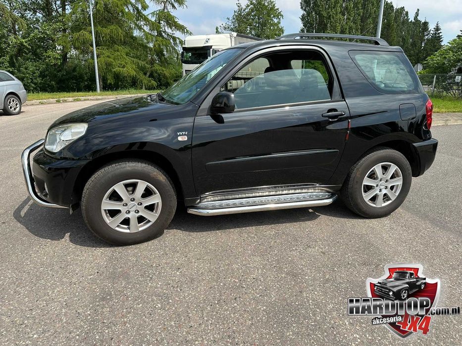 Progi Stopnie Boczne Orurowanie Blacha Ryflowana Toyota RAV4