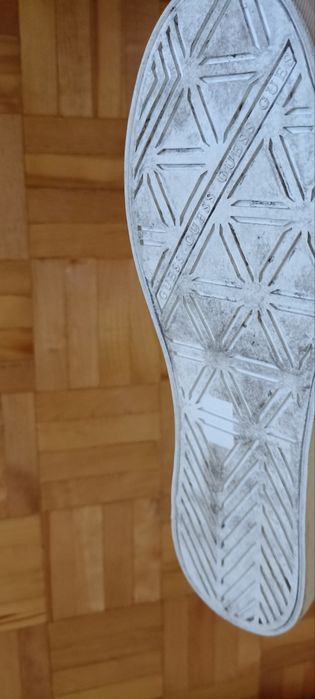 Trampki tenisówki Guess neonowo żółte 40