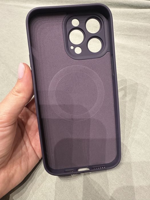 Case, plecki do iPhone 14 Pro Max granat