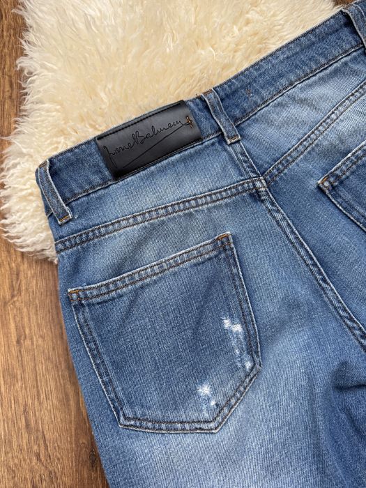 Jeansy damskie Pierre Balmain r.25 niebieskie denim