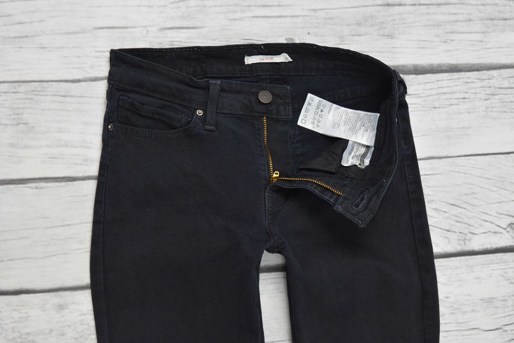 Levis 712 Slim Damskie Jeansy Stretch z Wiskozą W28 L32 28/32