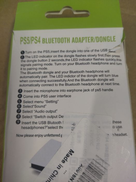 Adapter bluetooth do PS4 PS5 (X10)