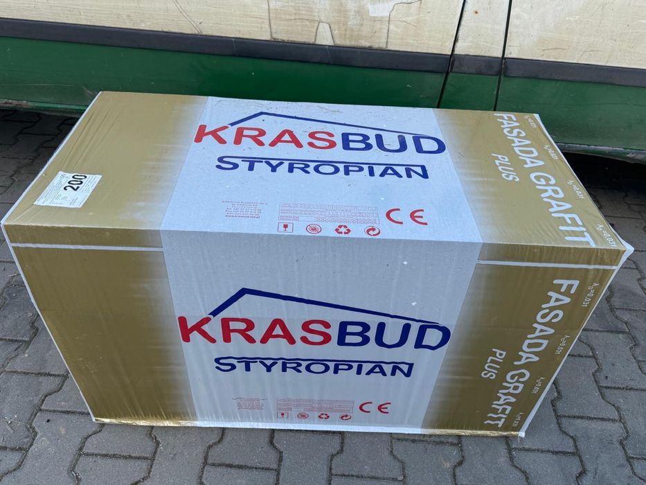 65 zl/ paczka STYROPIAN GRAFIT PLUS 20 cm Fasada EPS S 033