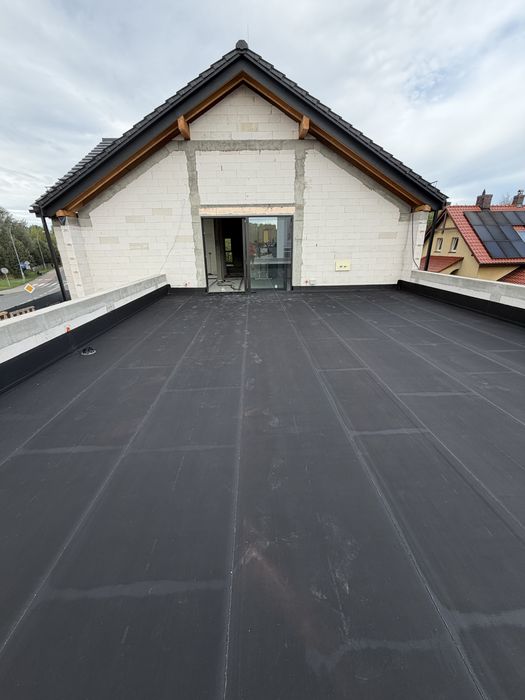 Usługi dekarskie  dekarz Hydroizolacja EPDM Dachy Płaskie ,Taras, balkony resitrix, elevate,boss,cover
