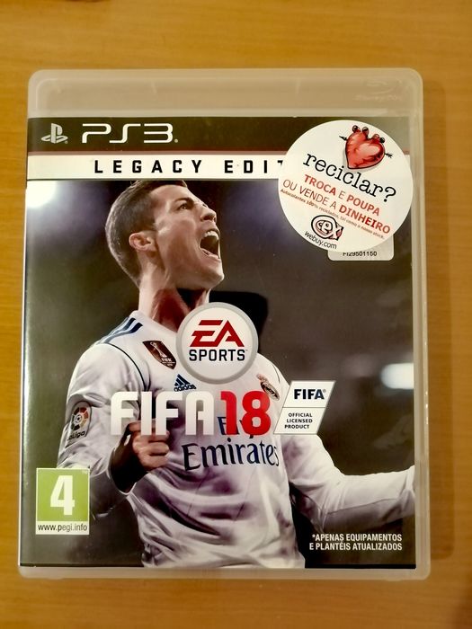 Jogo FIFA 18 PS3