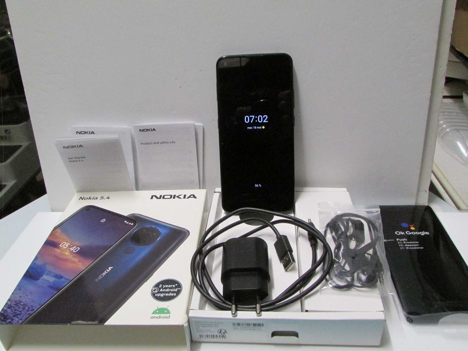 smartphone NOKIA 5.4 - mod. TA-1337 4gb/128gb (p/reciclagem ou peças)