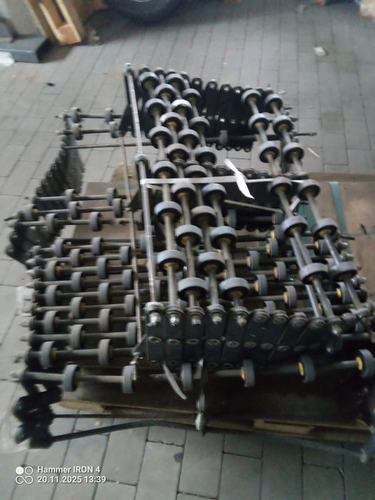 Konstrukcja elementy podajnik roleczkowy skrętny