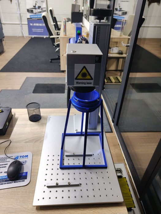 Znakowarka fiber 50w 200x200, przenośna i stacjonarna, zupełnie nowa