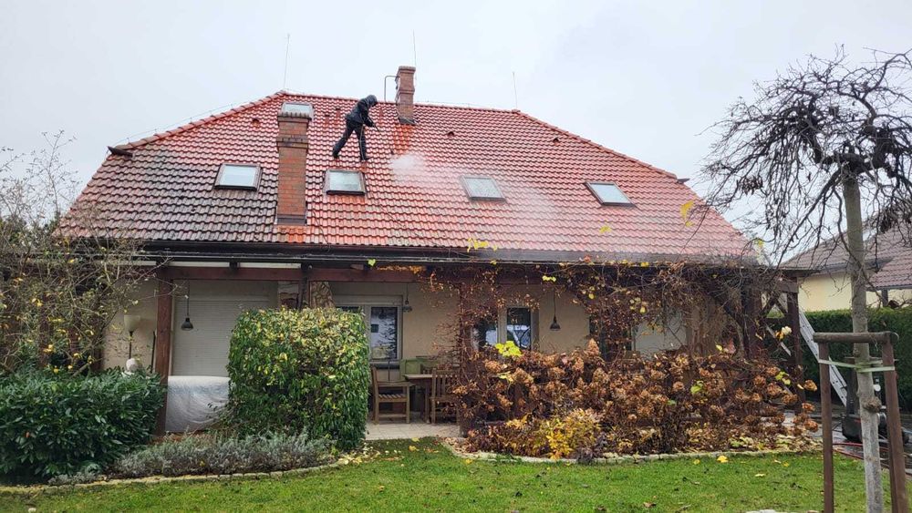 Mycie dachów i elewacji — 500 bar + gorąca woda | Wycena 0 zł