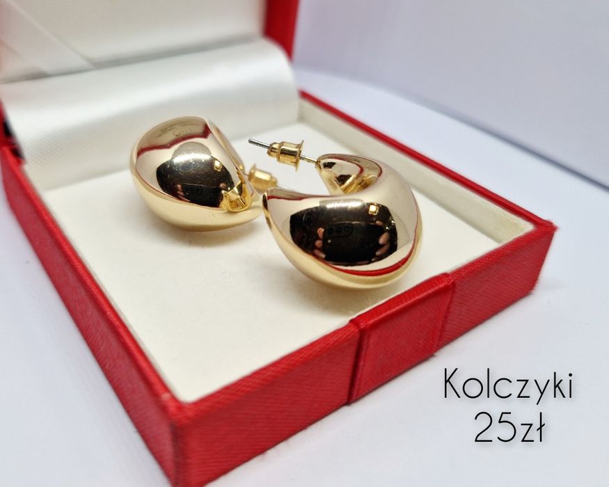 Kolczyki ze stali, nowe