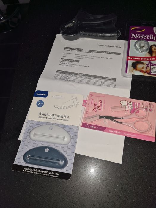 Vendo artigos que vinham na caixa surpresa da Amazon