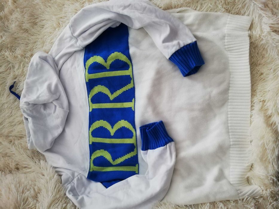 bluza z kapturem L 40 M 38 bluza Roberta Biagi M L biała