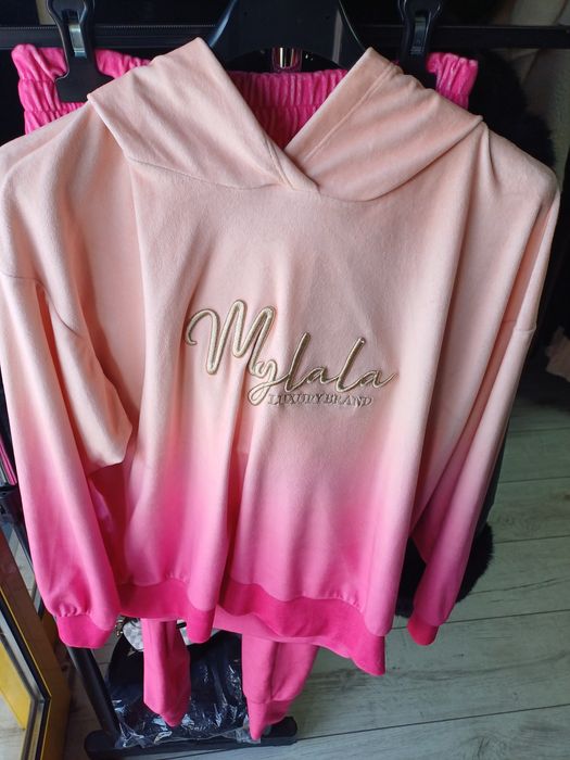 Bluza ombre welurowa