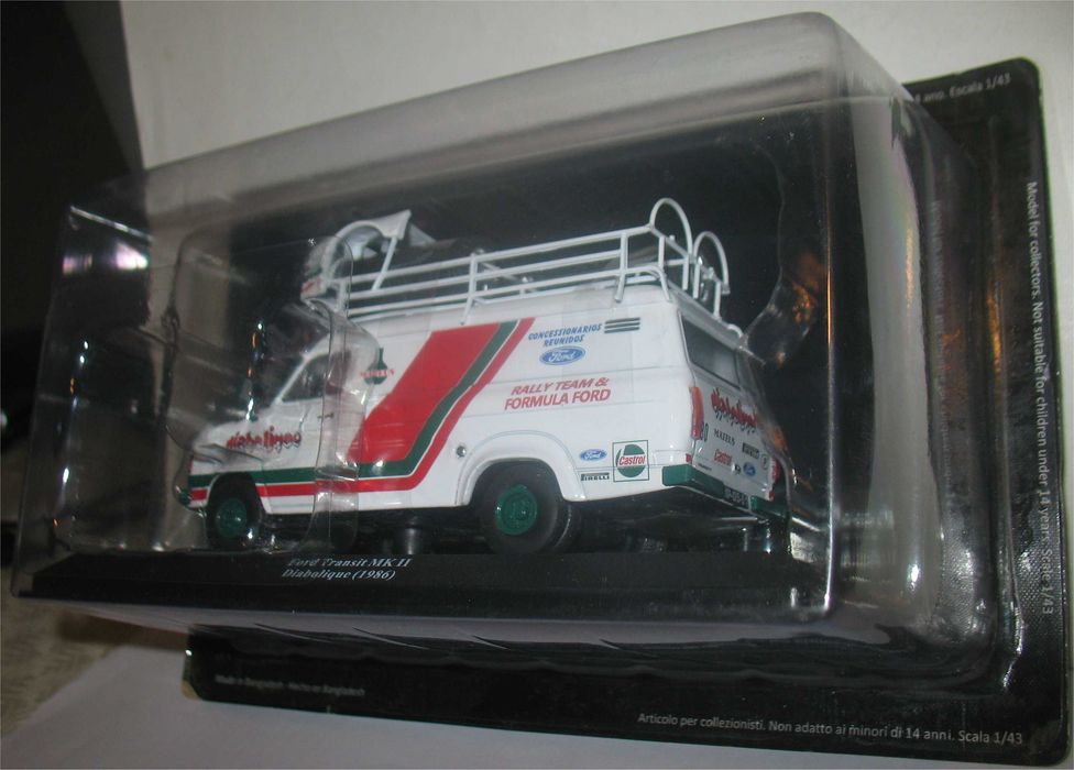 Altaya/Ixo-Ford Transit MKII-Carrinha Assistência Team Diabolique-1986