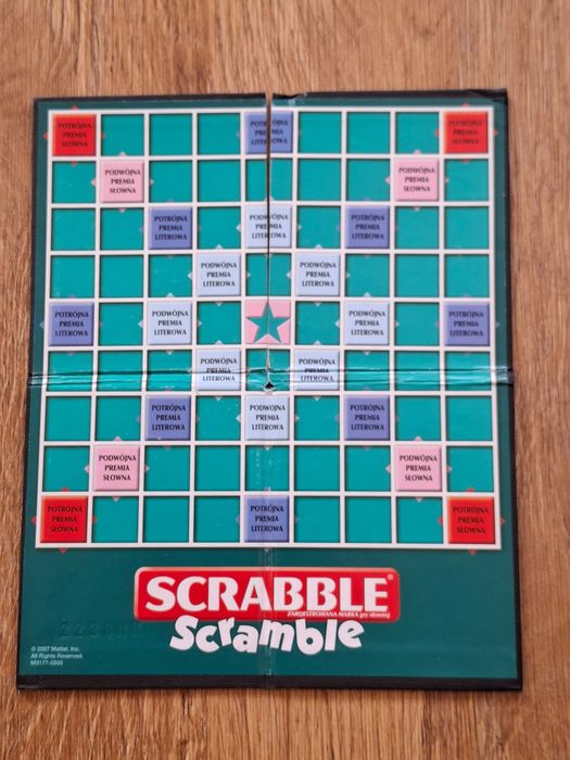 Plansza do Scrabble Scramble - podróżna
