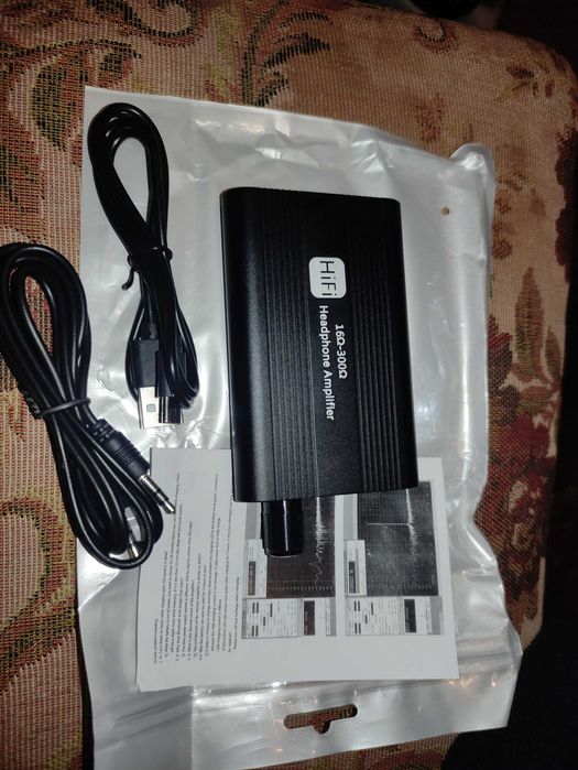 Усилитель наушников с аккумулятором. Предусилитель.BT. AUX. 16-300 Ом