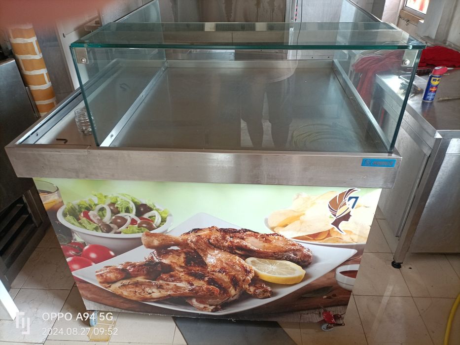 Escaparate para Empratamento e de Trinchar Aquecida