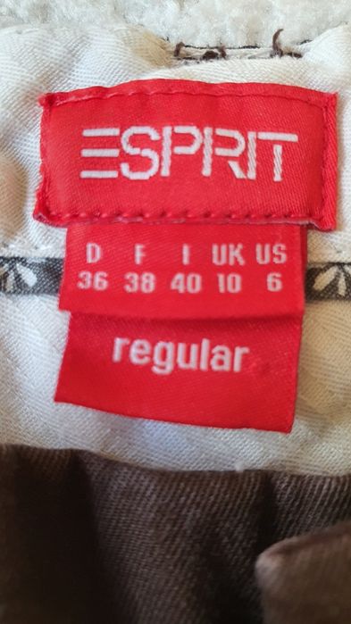 Spodnie esprit regularnie uni rozmiar UK 10