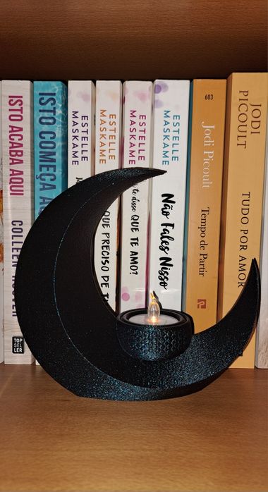 Crescent Moon Tea Light Holder