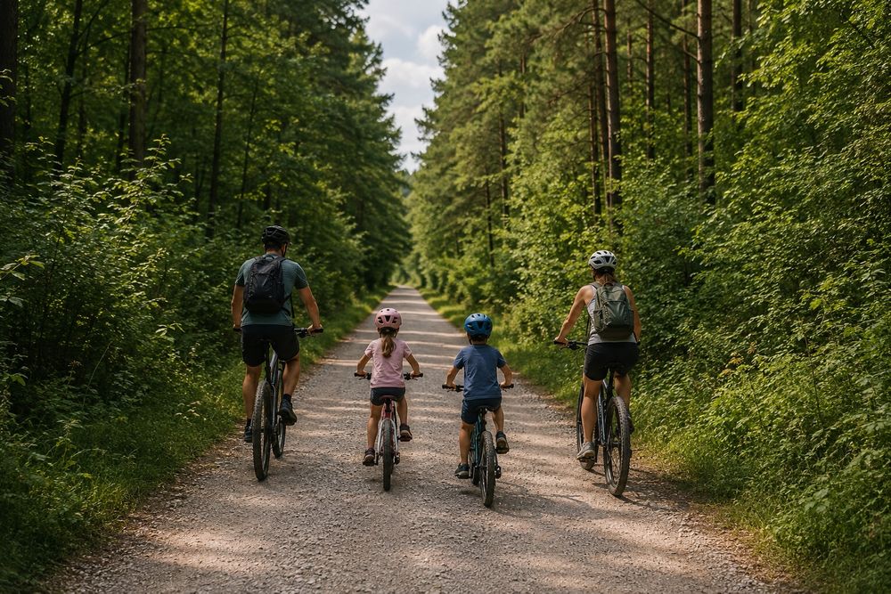 W sosnowym lesie Domek   Mazury Makowo Las jezioro ryby grzyby