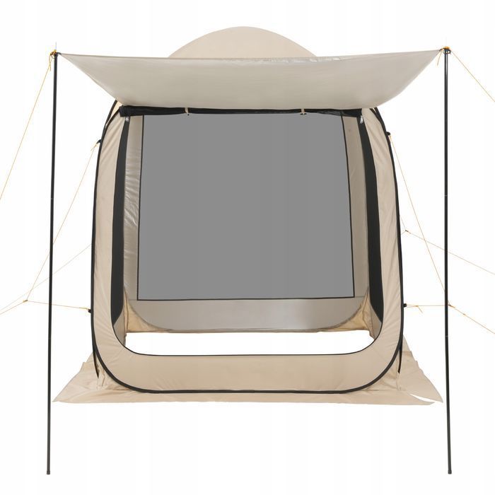 Namiot kempingowy VEVOR 182X182X219 cm rozkładany 4-6 osób beżowy