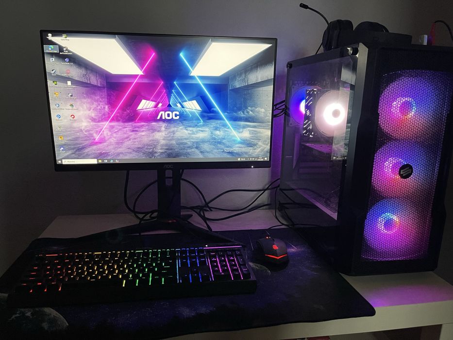 Jak nowy ! Komputer gamingowy – Ryzen 5 3600 | 16 GB RAM | GTX 1050 Ti 4 GB Zamiana