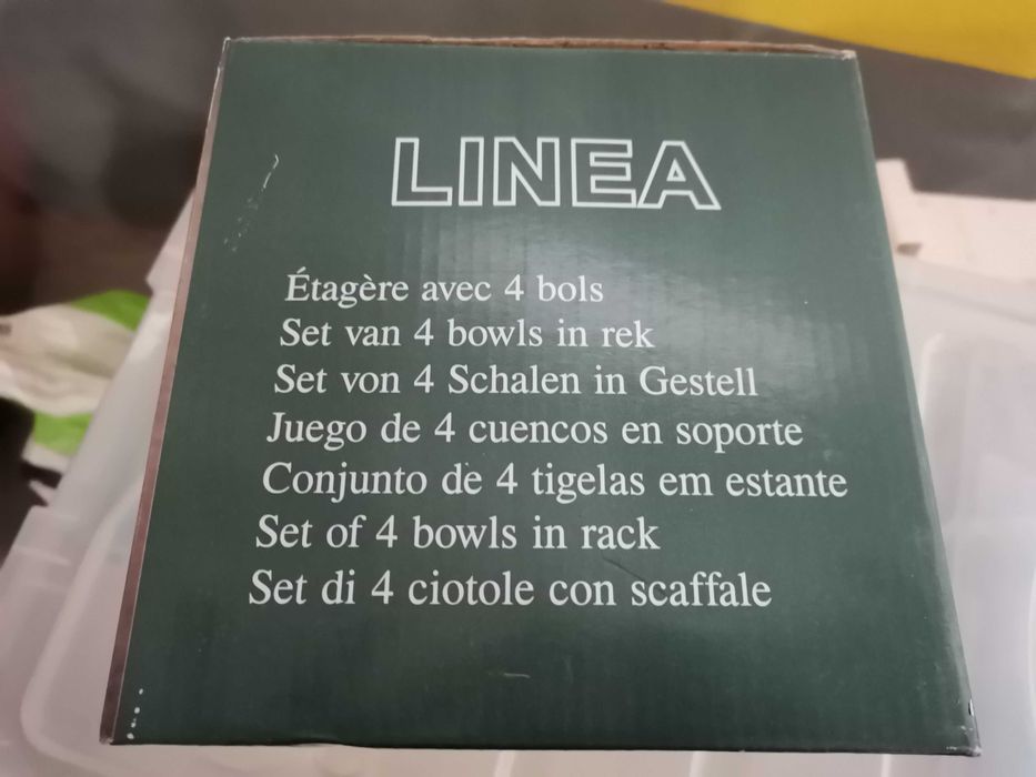Conjunto de Tijelas com suporte