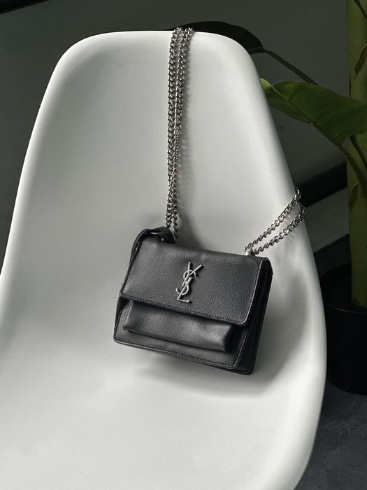 Saint Laurent Sunset сумка через плече ідеал! Шкіра, дуже дорога!