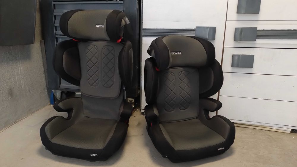 Cena za DWA foteliki RECARO Mako 16-36kg Isofix