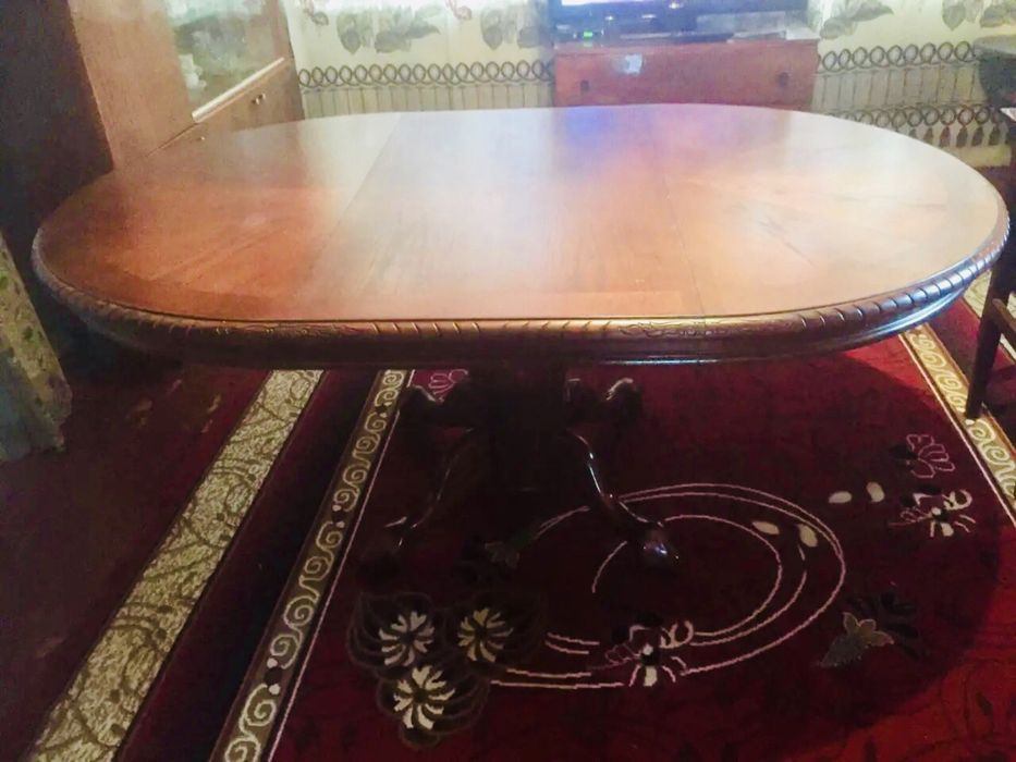 Стол круглий розкладний