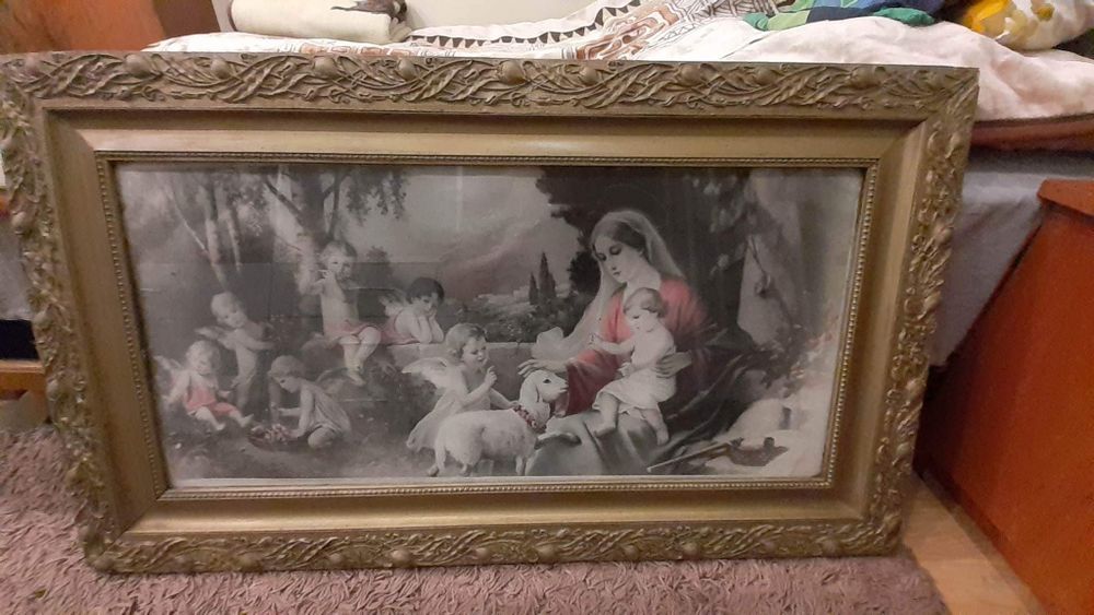 Obraz religijny Giovanni Madonna z dzieciatkiem i aniołami