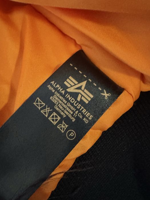 оригинал бомбер MA-1  alpha industries U.S.A.