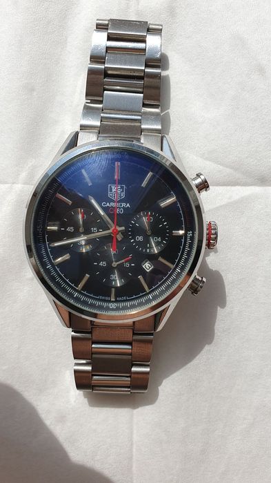 Годинник стильний наручний Carrera Chronograph 42 мм