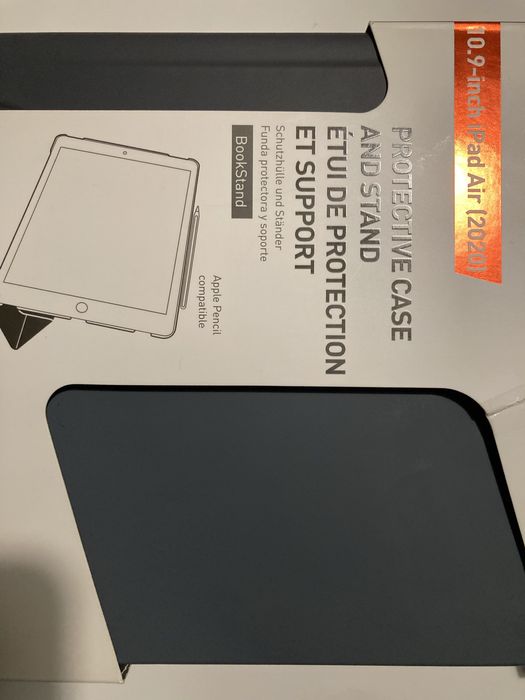 Macally Bookst Gray New iPad Air 4 (2020, 10.9-inch) Case64284422259201123