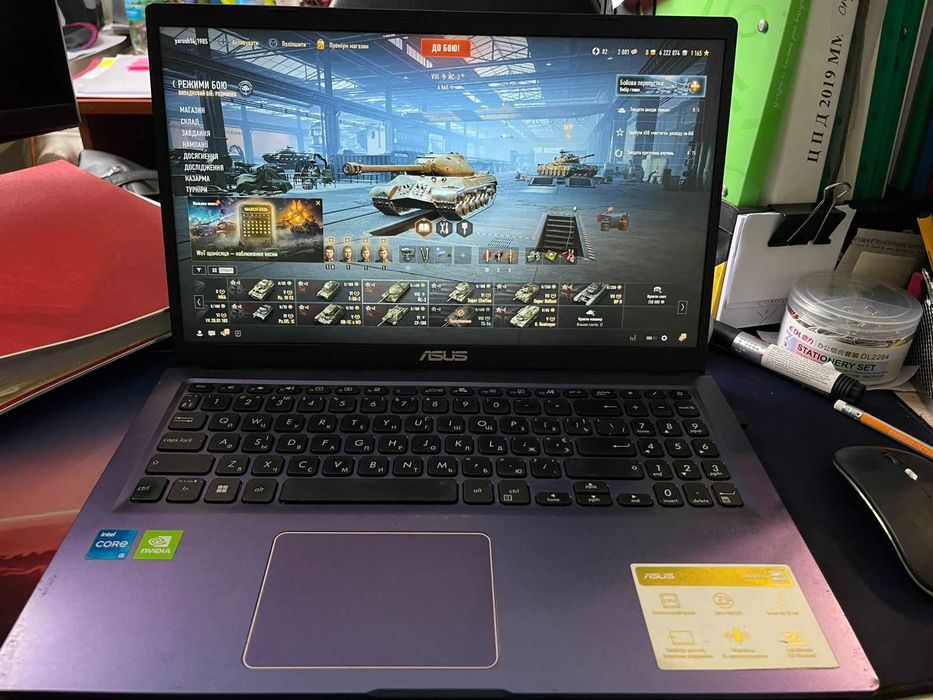 Ноутбук ASUS VivoBook X515EP / i5-1135G7 / 16GB RAM / NVIDIA MX330