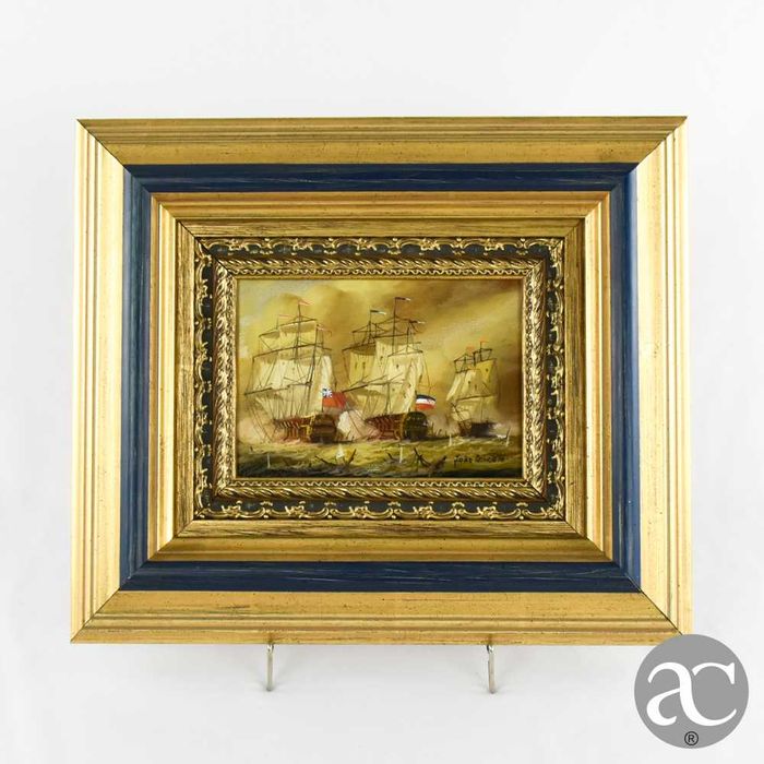 Óleo sobre tela do Artista João Peixoto, com moldura nº2