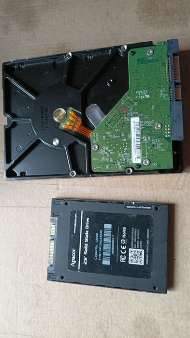 SSD Apacer 120GB + hdd 1tb