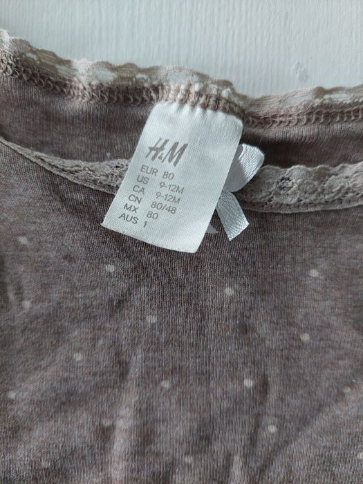 Bluzka ,koszulka 80h&m  szara