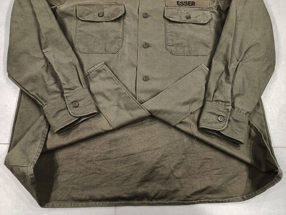 Koszula męska dł. rękaw roz XL punk military surplus custom Bundeswehr