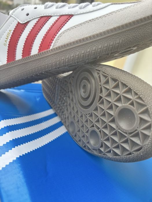 Sapatilhas Samba Vermelho e Branco || 45 || novas