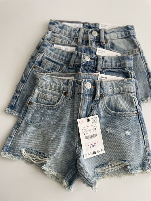 Джинсові шорти zara