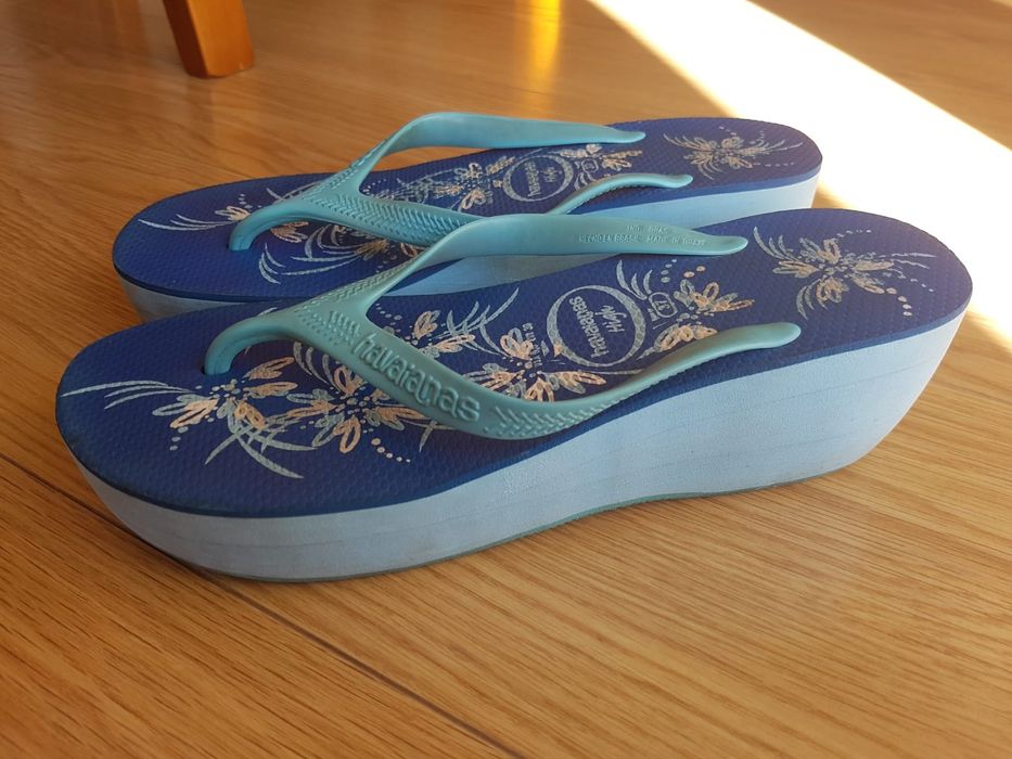 Havaianas de cunha alta n.37