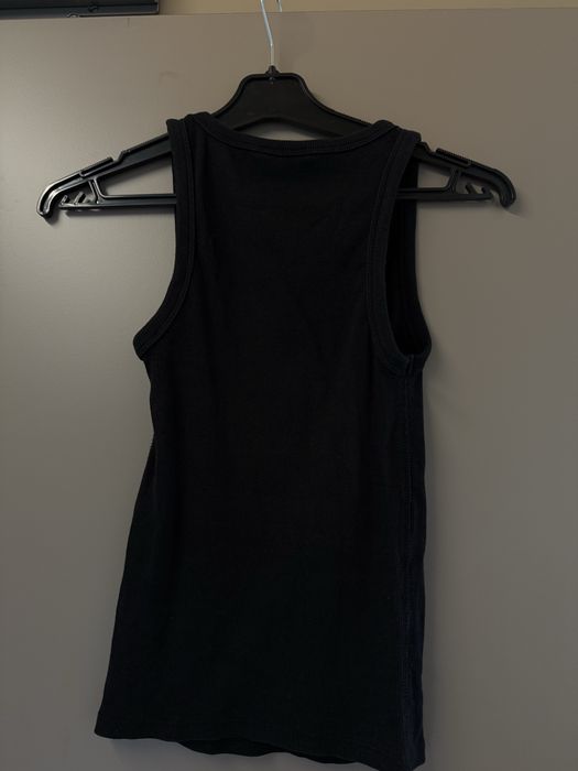 Майка в рубчик zara чорна, розмір S