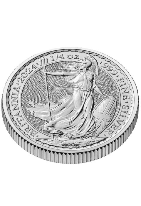 Британія Чарльз! 1/4 унції. 2024 рік. СРІБЛО. Великобританія