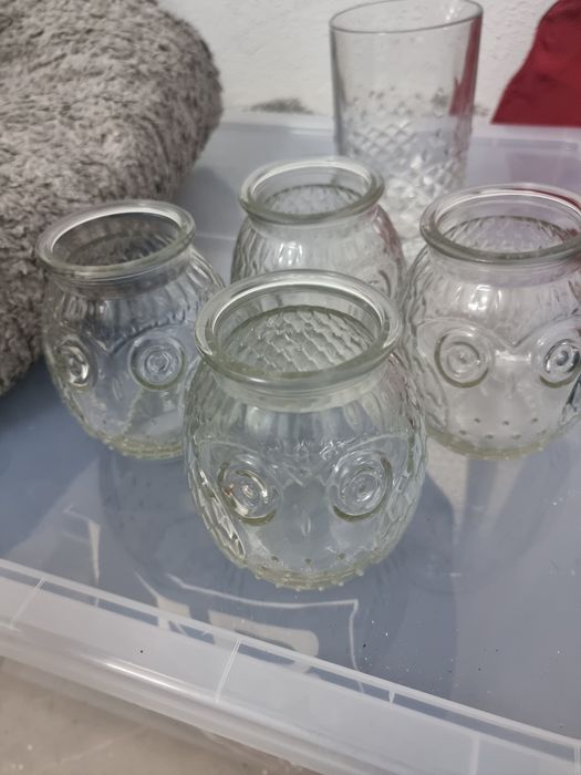 Copos de vidro, formato mocho