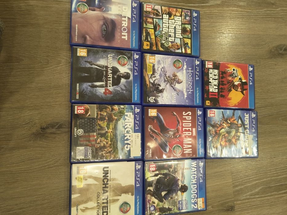Jogos de disco PS4